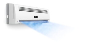 ductless-air-handler-blowing-out-cold-air